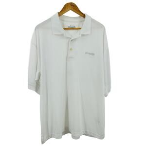Columbia Omni‎ Wick Golf Shirt Polo White XL